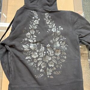 Athleta Black Pullover Hoodie